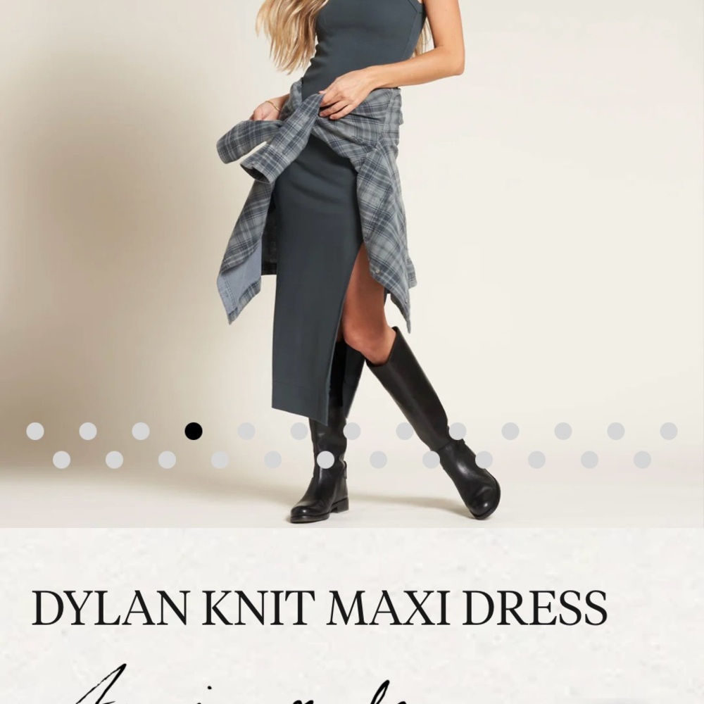 Rowan Dylan Maxi Dress M Black - Picture 2 of 9